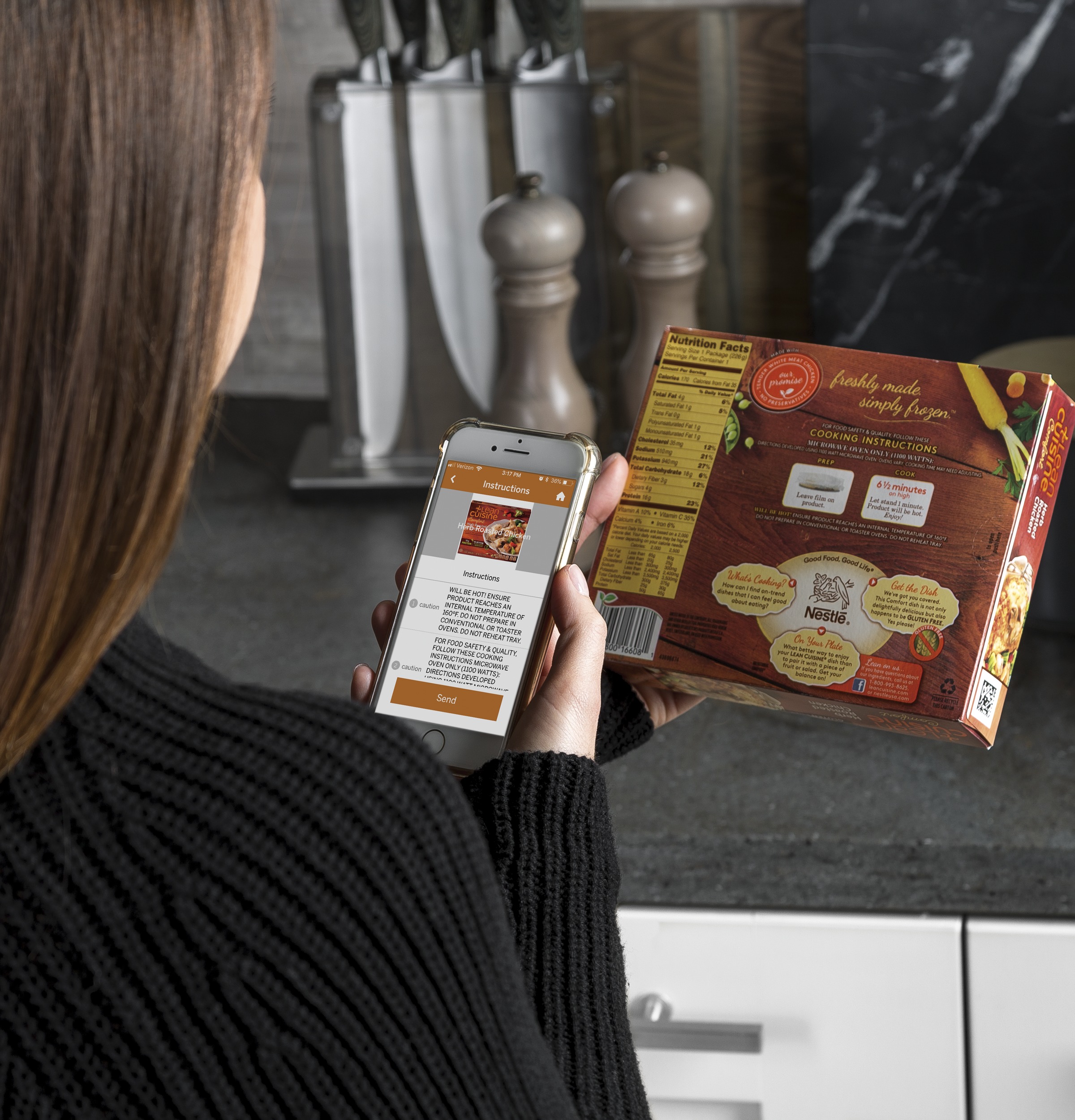 0.9 Cu. Ft. Capacity Smart Countertop Microwave Oven with Scan-To-Cook Technology JES1097SMSS