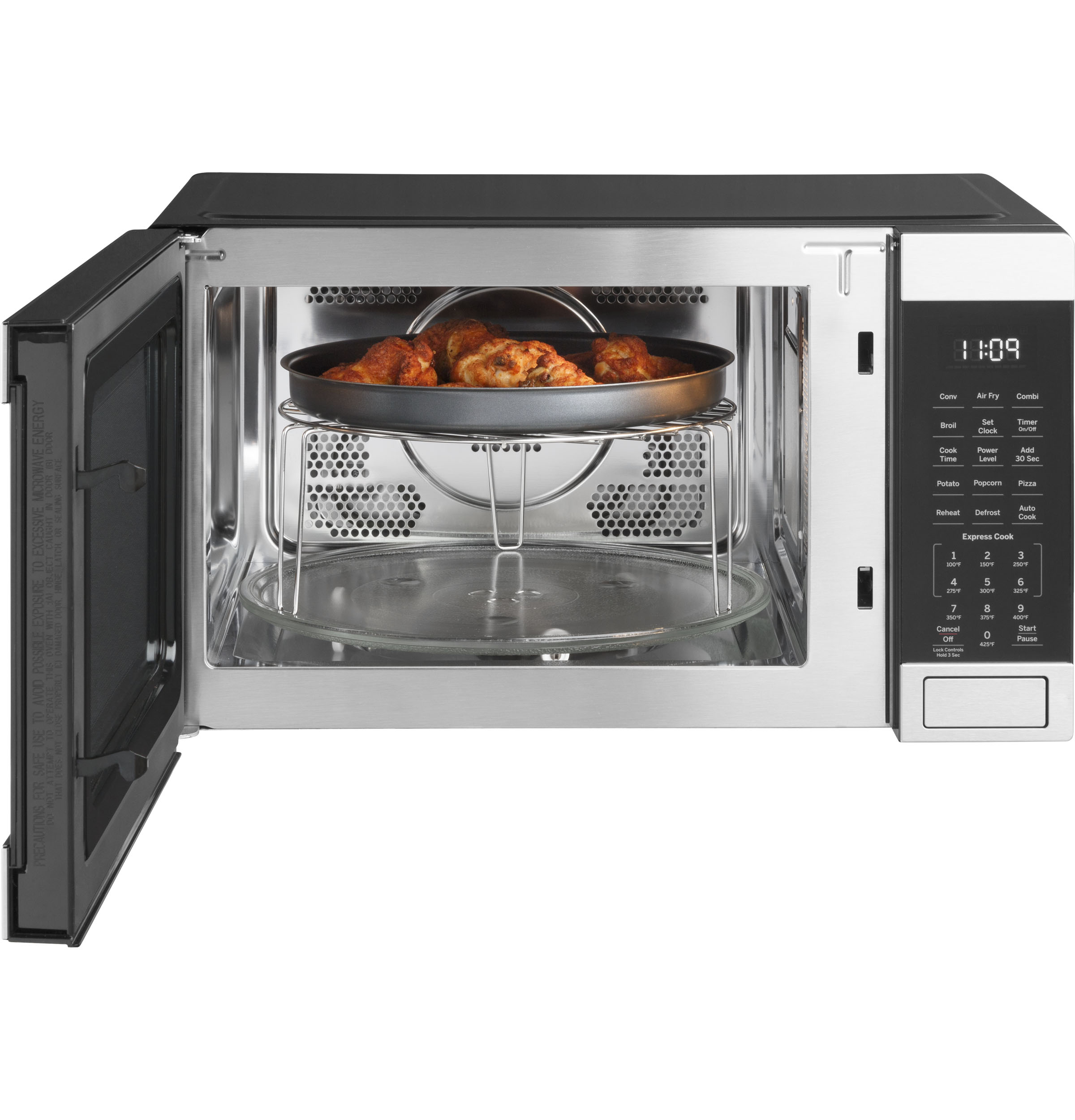 1.0 Cu. Ft. Capacity Countertop Convection Microwave Oven with Air Fry JES1109RRSS