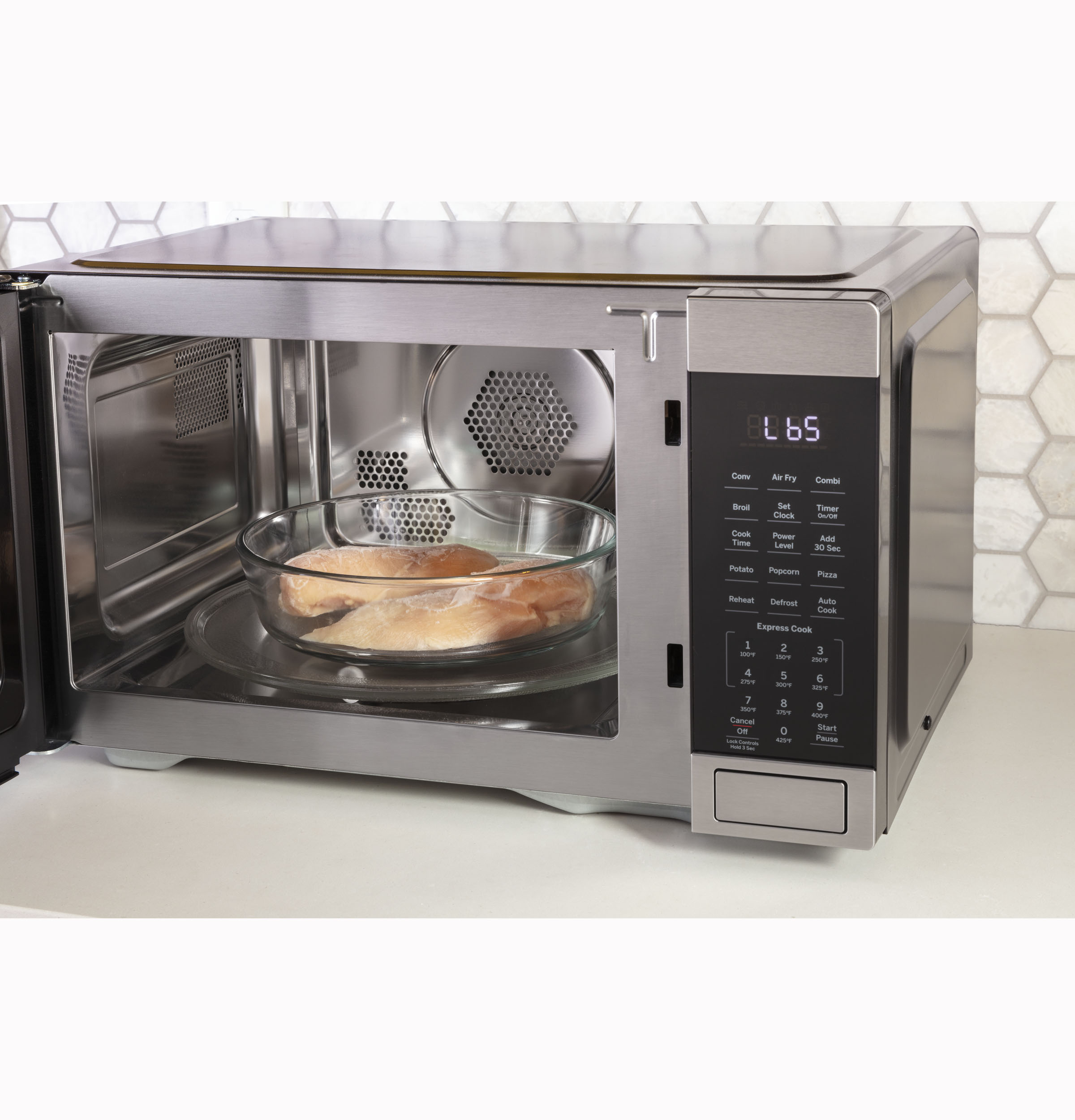 1.0 Cu. Ft. Capacity Countertop Convection Microwave Oven with Air Fry JES1109RRSS
