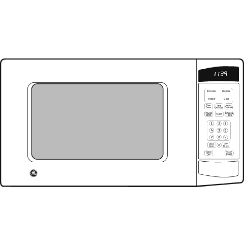 1.1 Cu. Ft. Countertop Microwave Oven JES1139BL