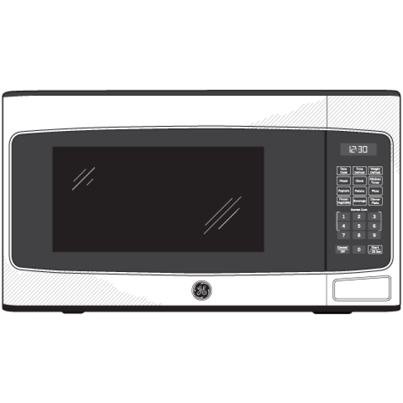 1.1 Cu. Ft. Capacity Countertop Microwave Oven JES1145SHSS