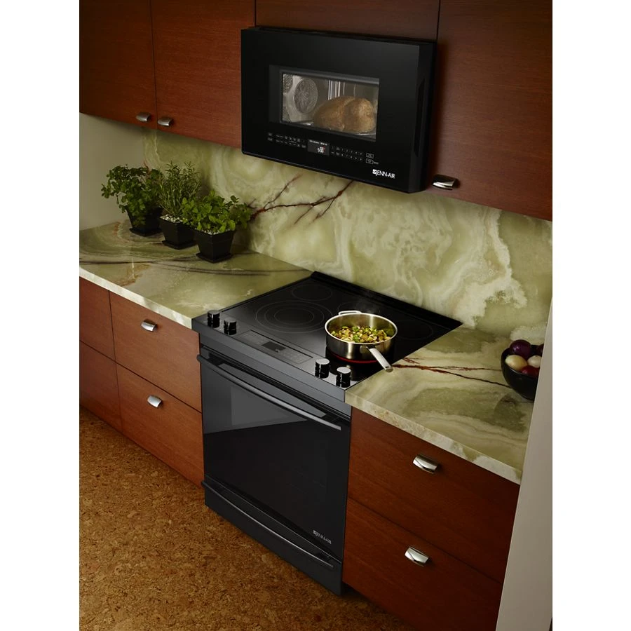 Floating Glass 30” Electric Range JES1450FB