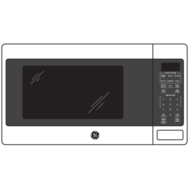 1.6 Cu. Ft. Countertop Microwave Oven JES1657BMTS