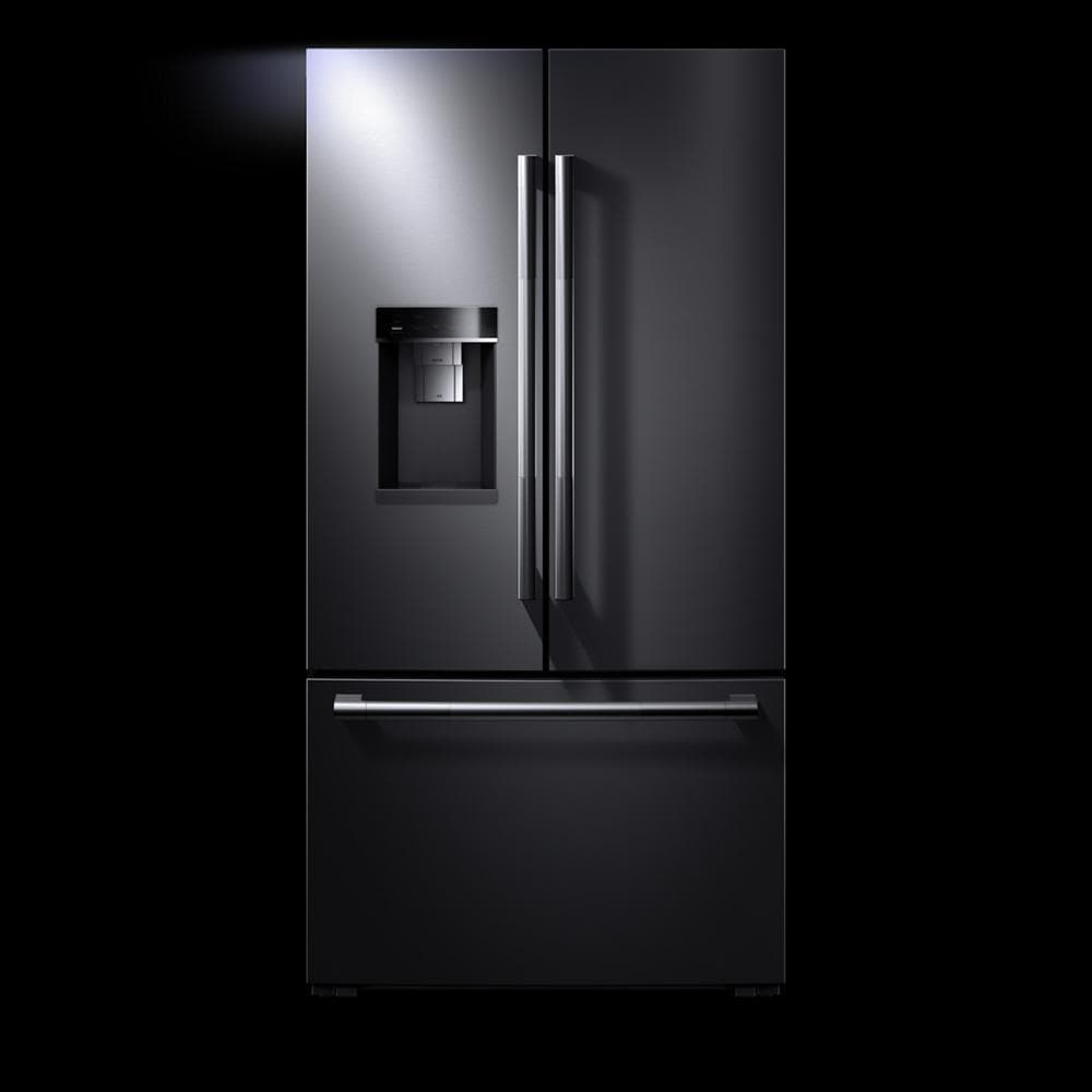 JennAir 72” Counter-Depth French Door Refrigerator with Obsidian Interior Stainless Steel JFFCC72EHL Picture 1