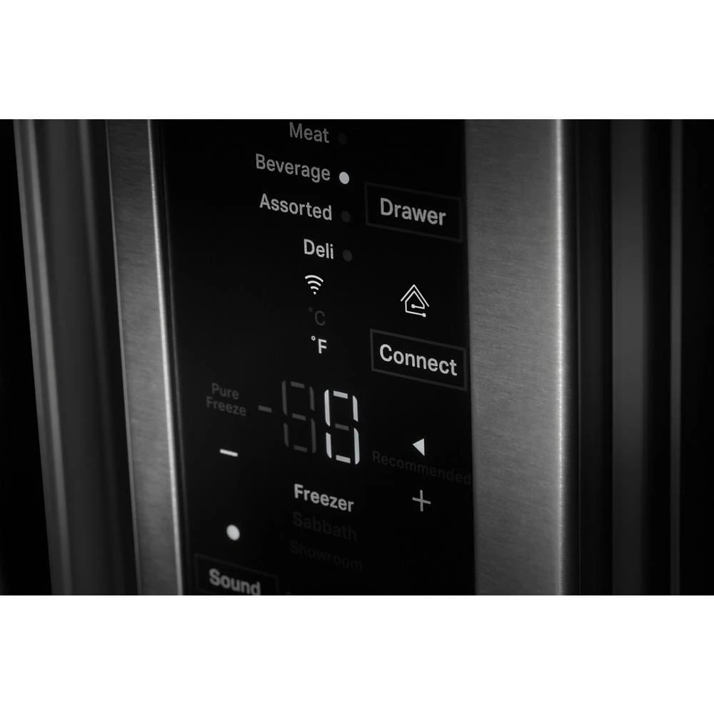 72” Counter-Depth French Door Refrigerator with Obsidian Interior JFFCC72EHL