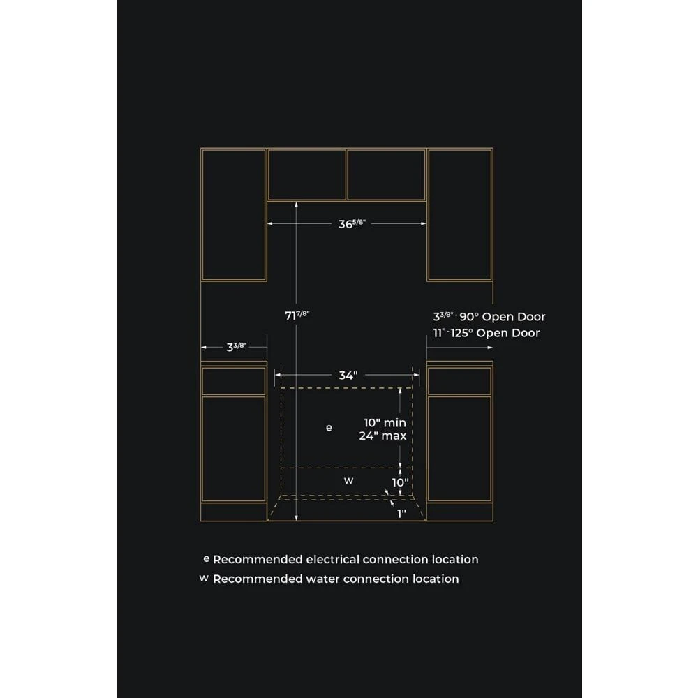 36" French Door Freestanding Refrigerator JFFCF72DKL