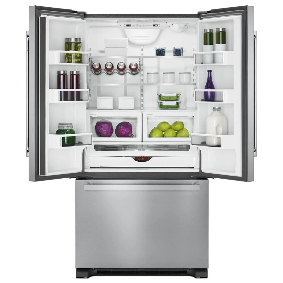 36 Inch Freestanding Counter Depth French Door Refrigerator with 21.9 cu. ft. Total Capacity JFFCF72DKM
