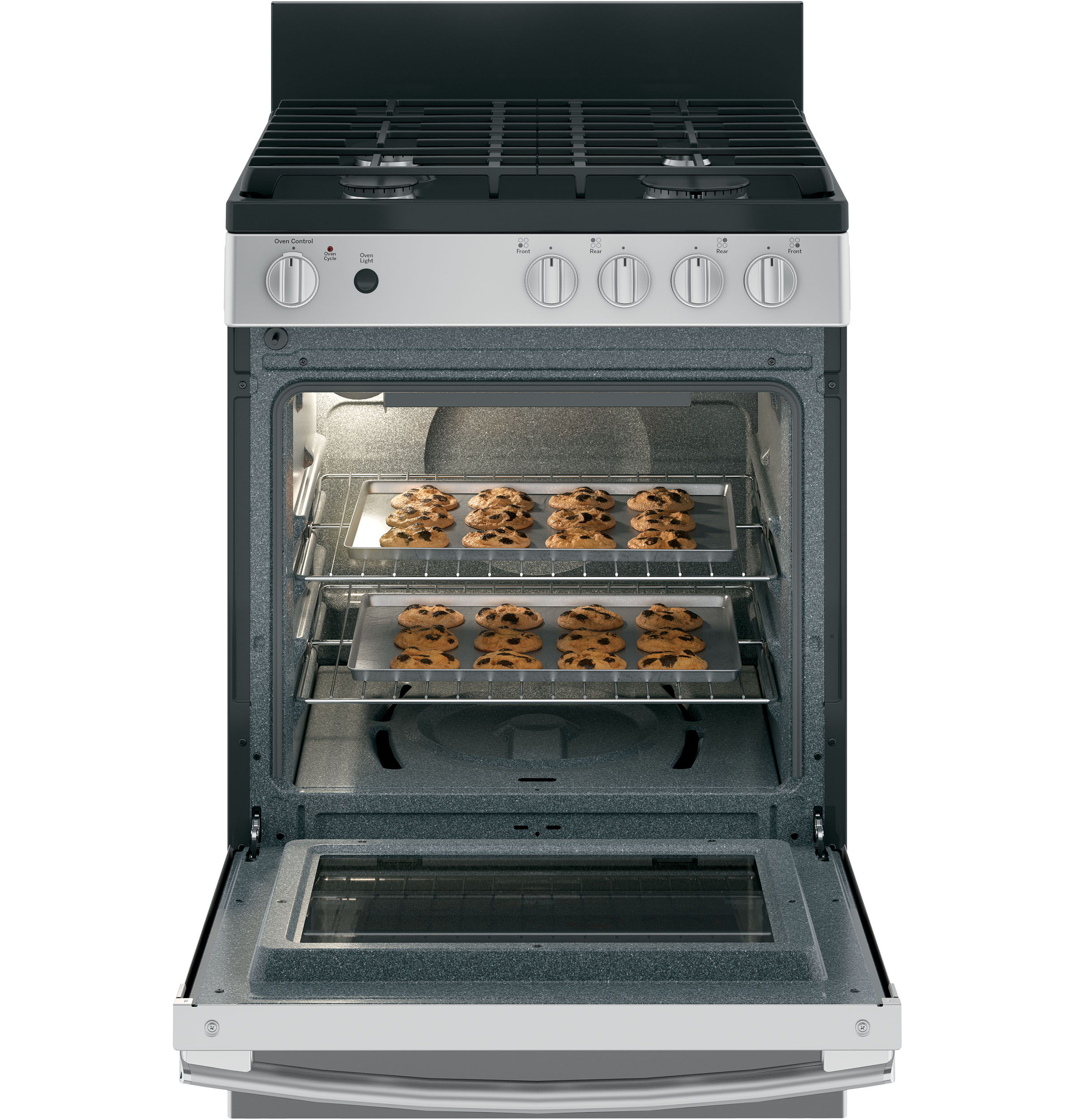 24" Steam Clean Free-Standing/Slide-in Gas Range JGAS640RMSS