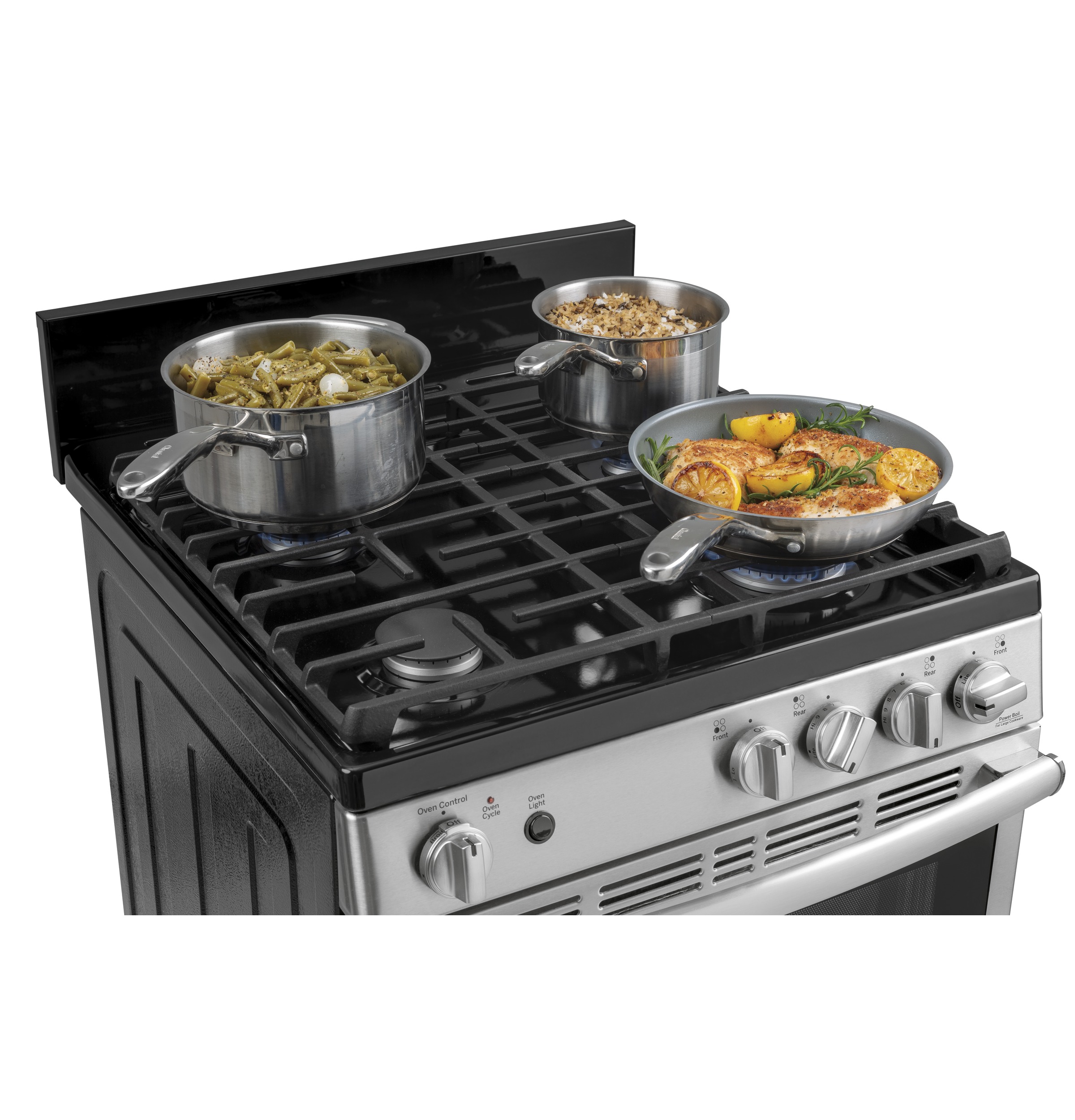 24" Steam Clean Free-Standing/Slide-in Gas Range JGAS640RMSS