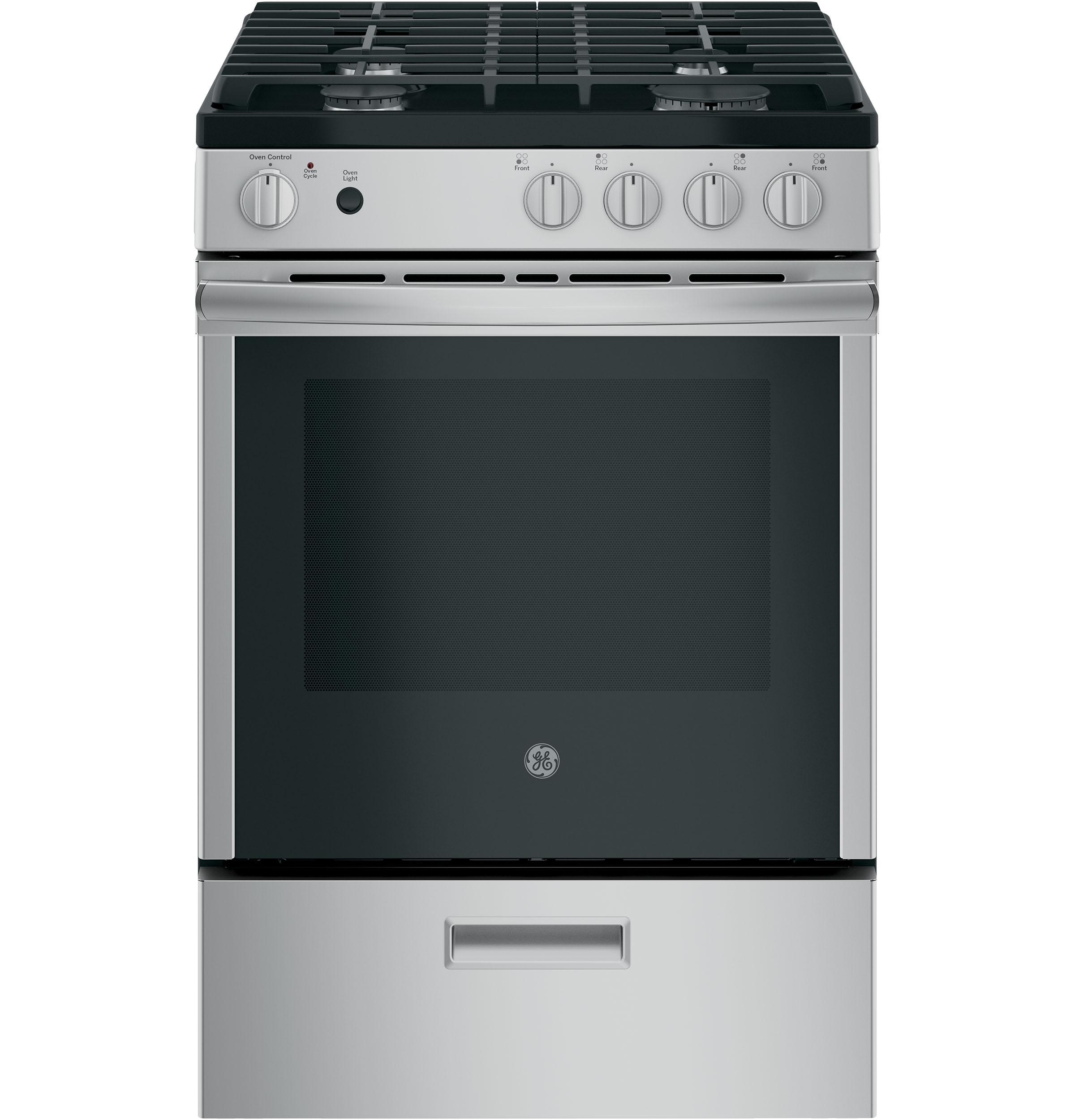 24" Steam Clean Free-Standing/Slide-in Gas Range JGAS640RMSS