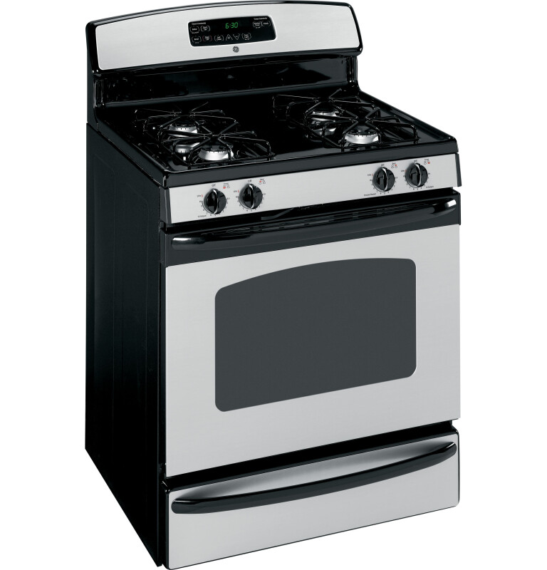 GE 30" Free-Standing Gas Range Black JGB280MENBS Picture 1