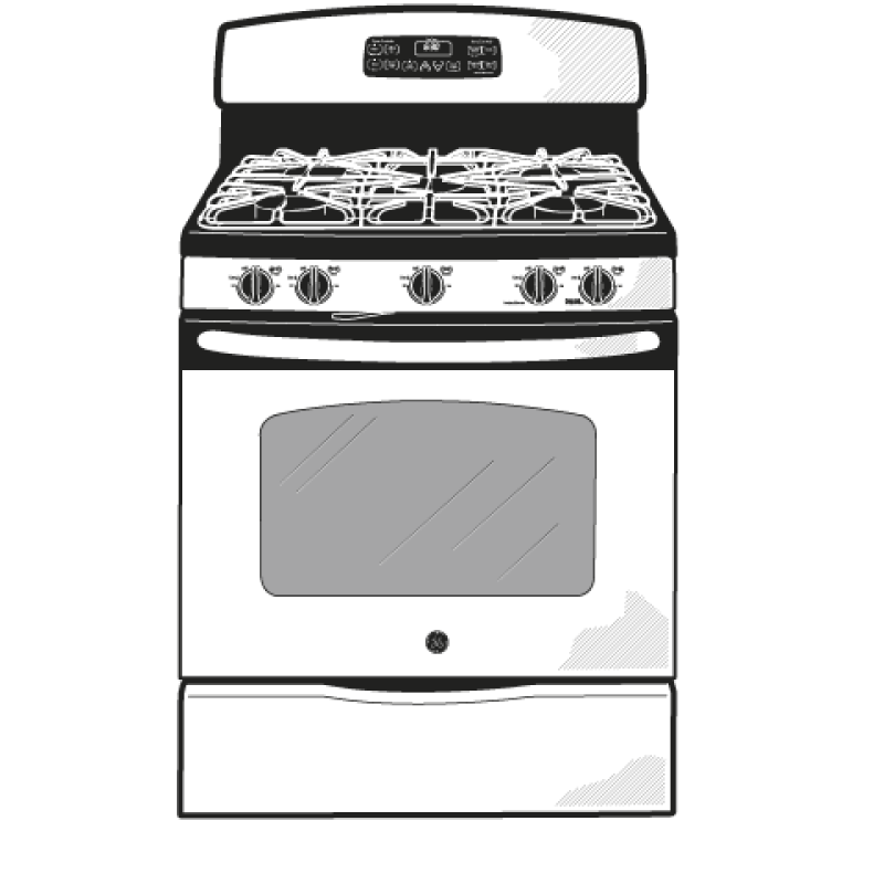 30" Free-Standing Gas Range JGB282EEDES