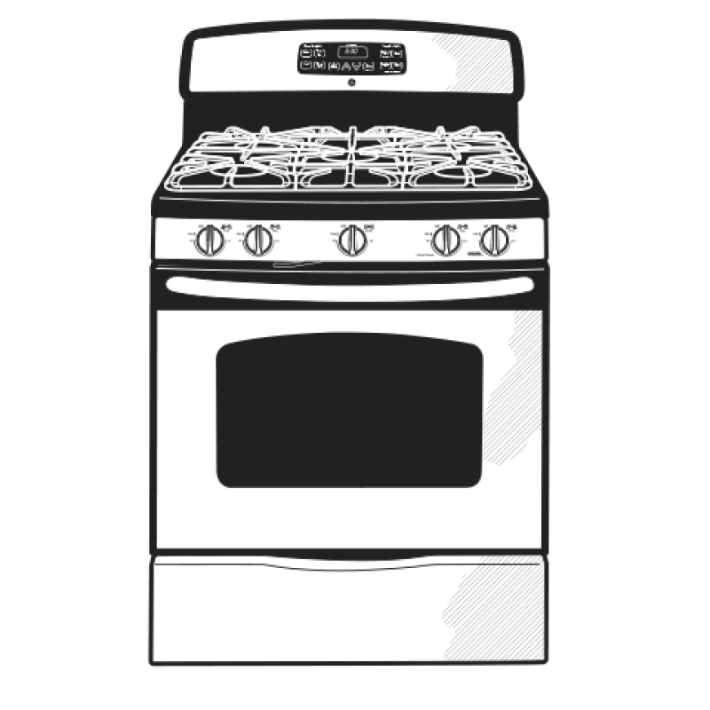 30" Free-Standing Gas Range JGB282SETSS