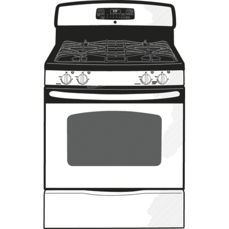 30" Free-Standing Gas Convection Range JGB295SERSS