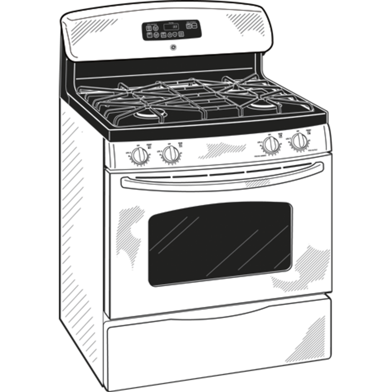 30" Free-Standing Gas Range JGB300SEPSS