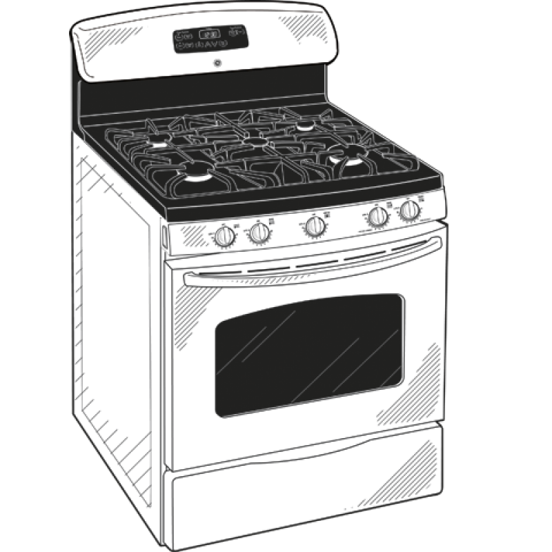 30" Free-Standing Gas Range JGB400SEPSS