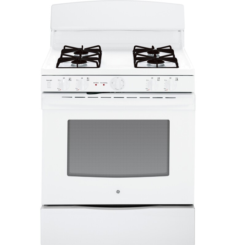 30" Free-Standing Gas Range JGB450DEFWW
