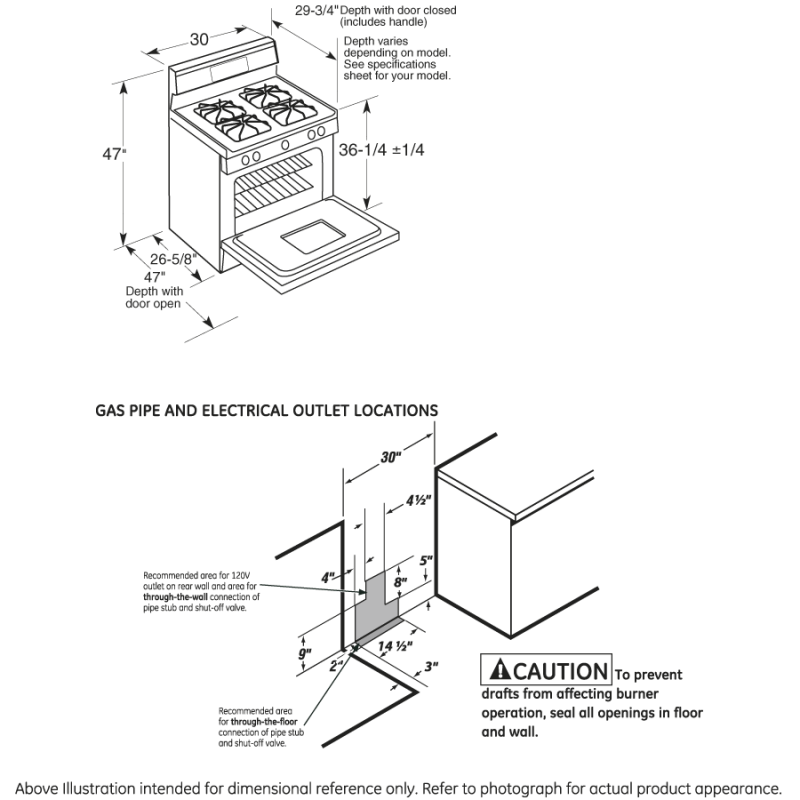 30" Free-Standing Gas Range JGB600DETBB