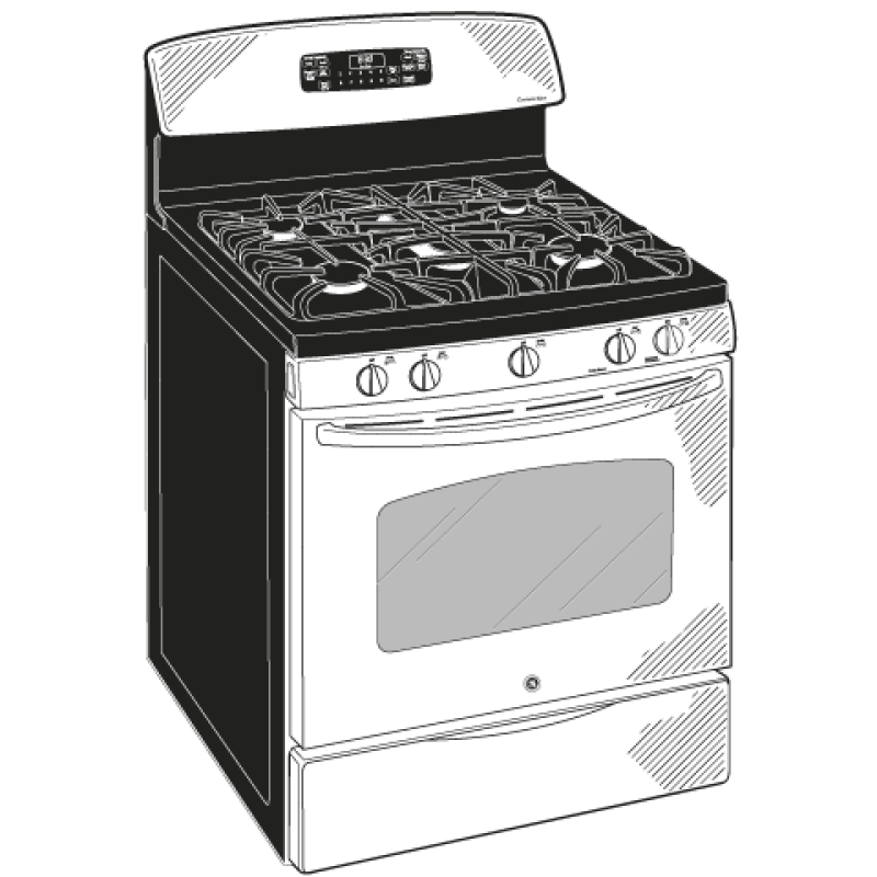 30" Free-Standing Gas Range JGB600EEDES