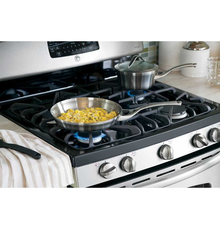 GE 30" Free-Standing Gas Range Stainless Steel JGB600SETSS Picture 1
