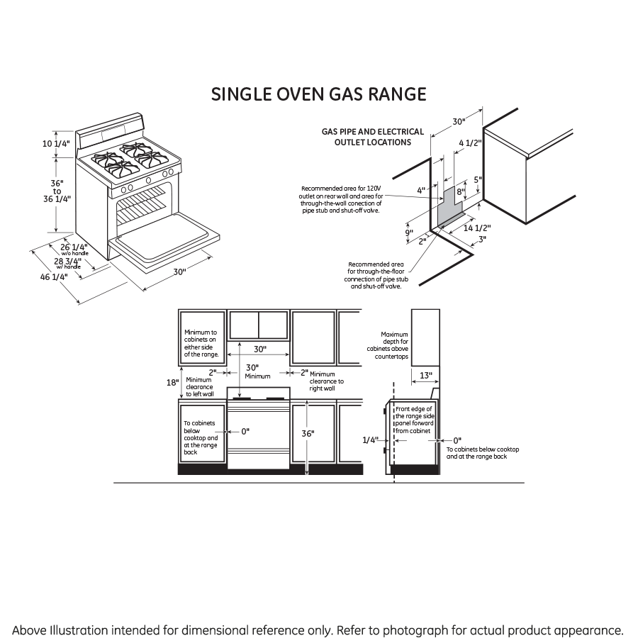 30" Free-Standing Gas Range JGB630DEFCC