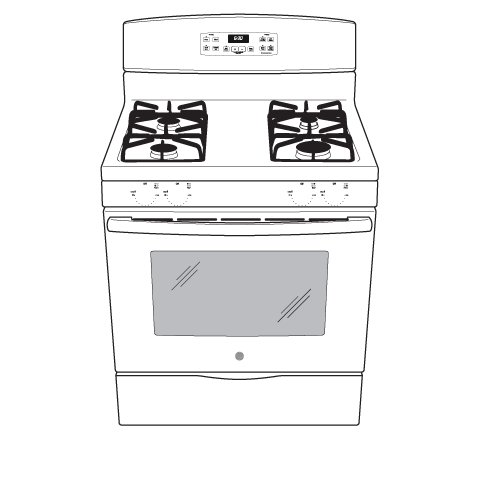 30" Free-Standing Gas Range JGB630DEFCC