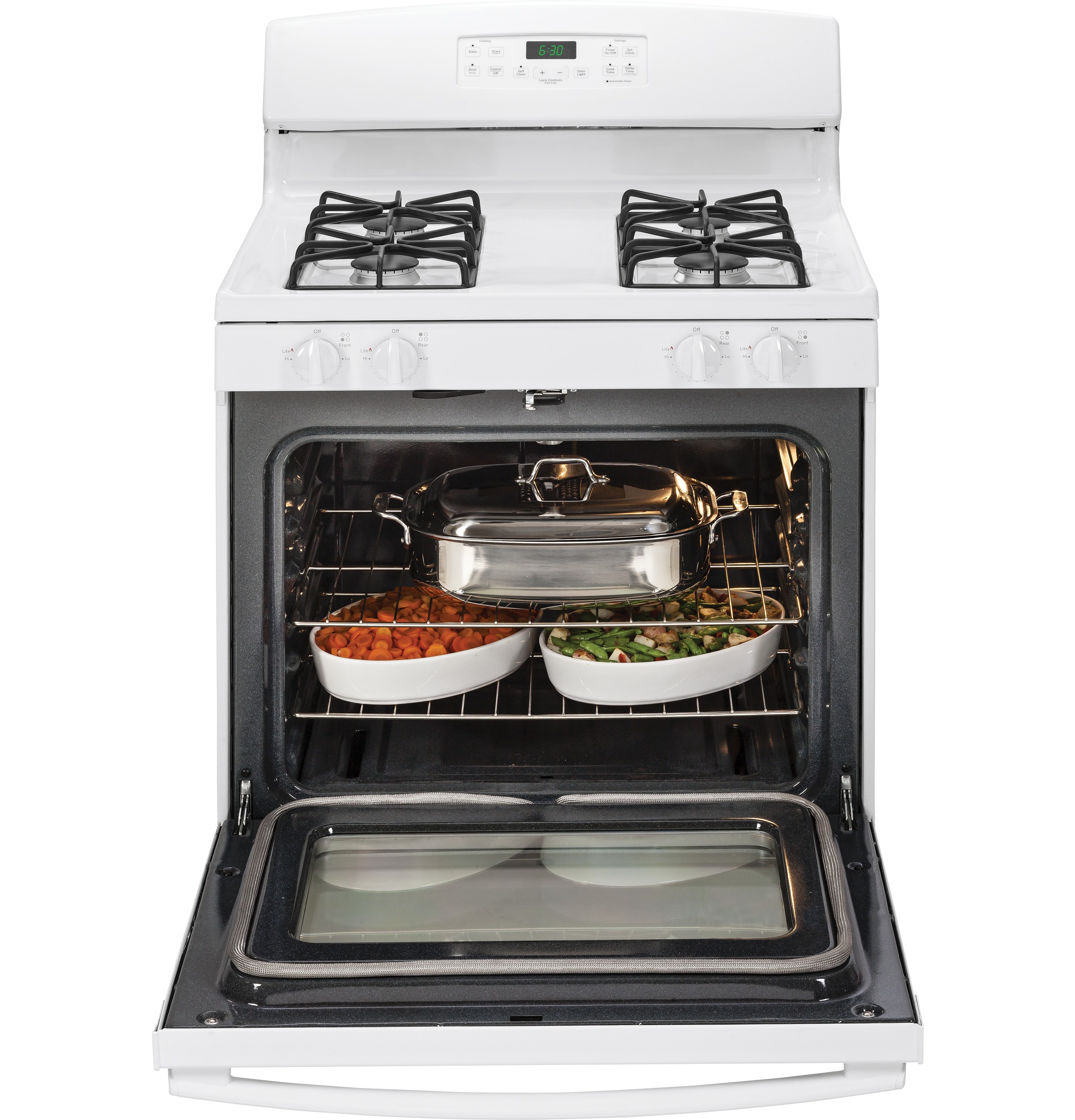 30" Free-Standing Gas Range JGB630DEFWW