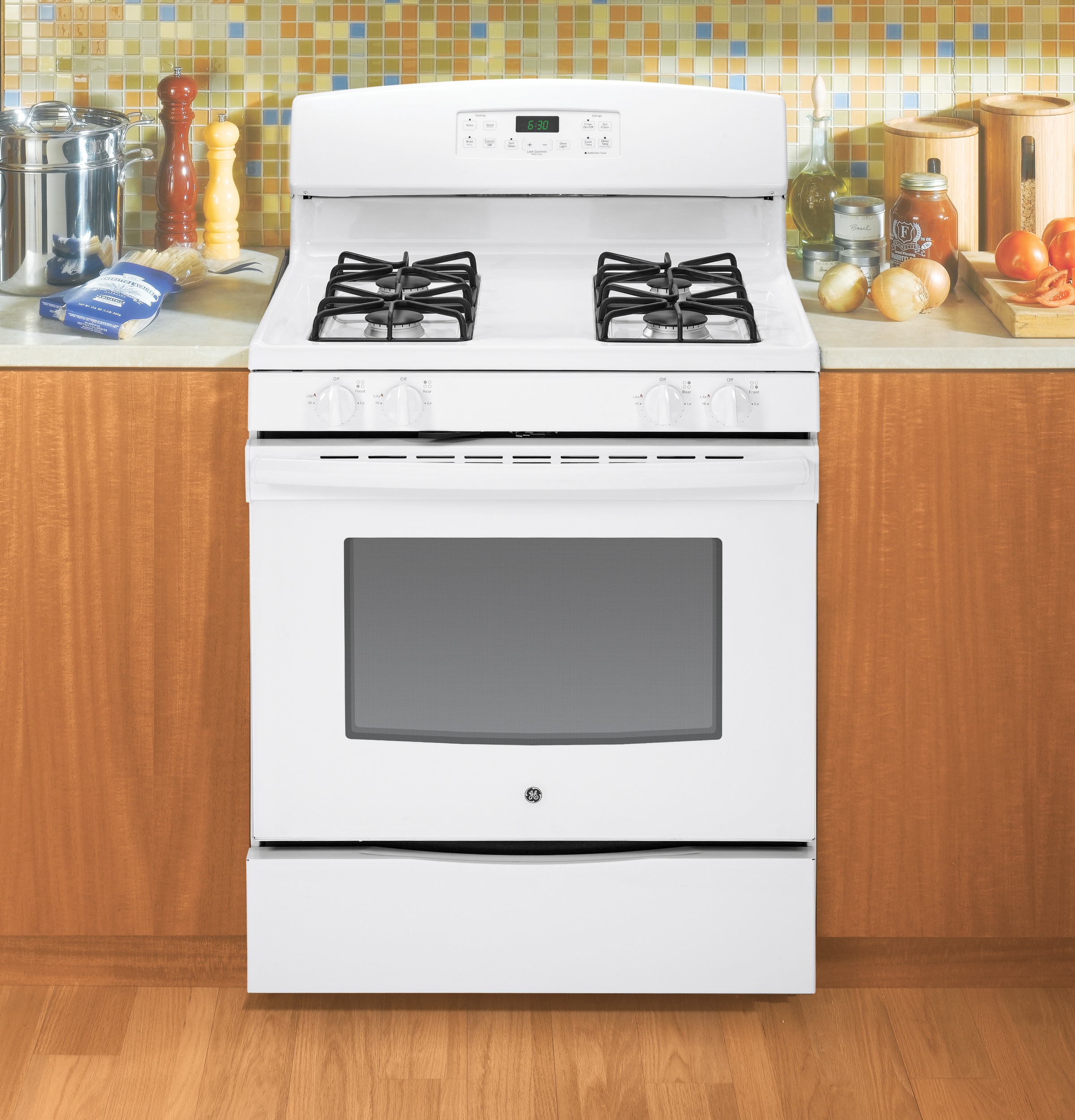 30" Free-Standing Gas Range JGB630DEFWW