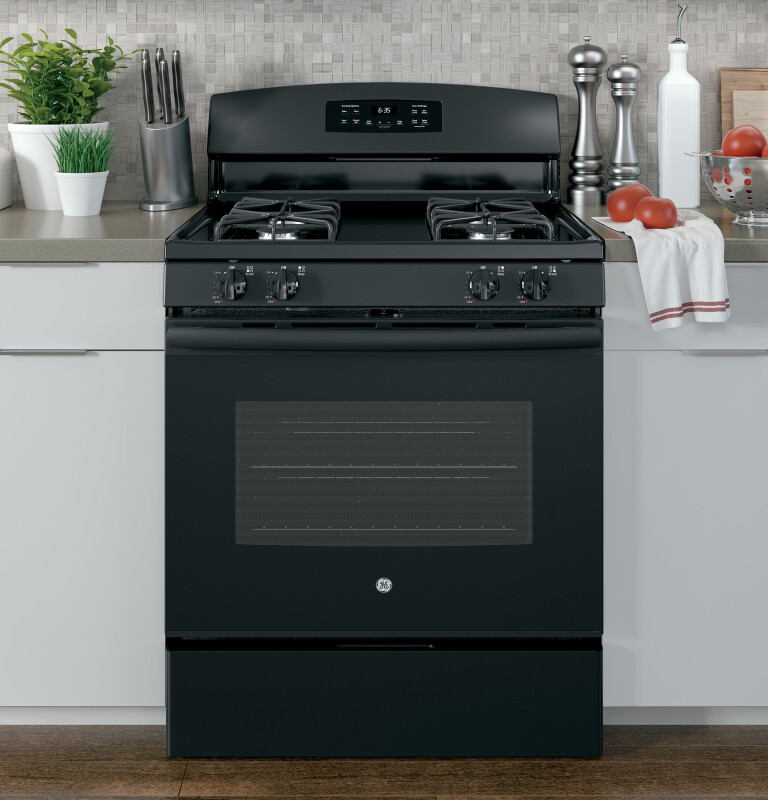 30" Free-Standing Gas Range JGB635DEKBB