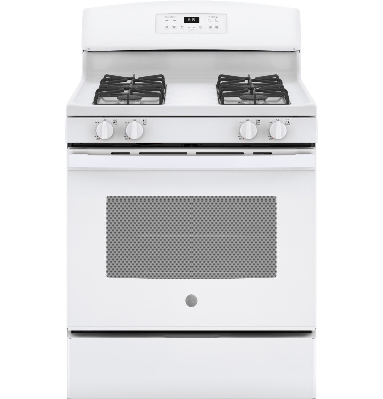 GE 30" Free-Standing Gas Range White JGB635DEKWW Picture 1