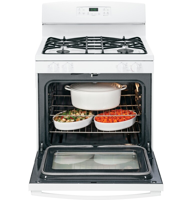 30" Free-Standing Gas Range JGB640DEFWW
