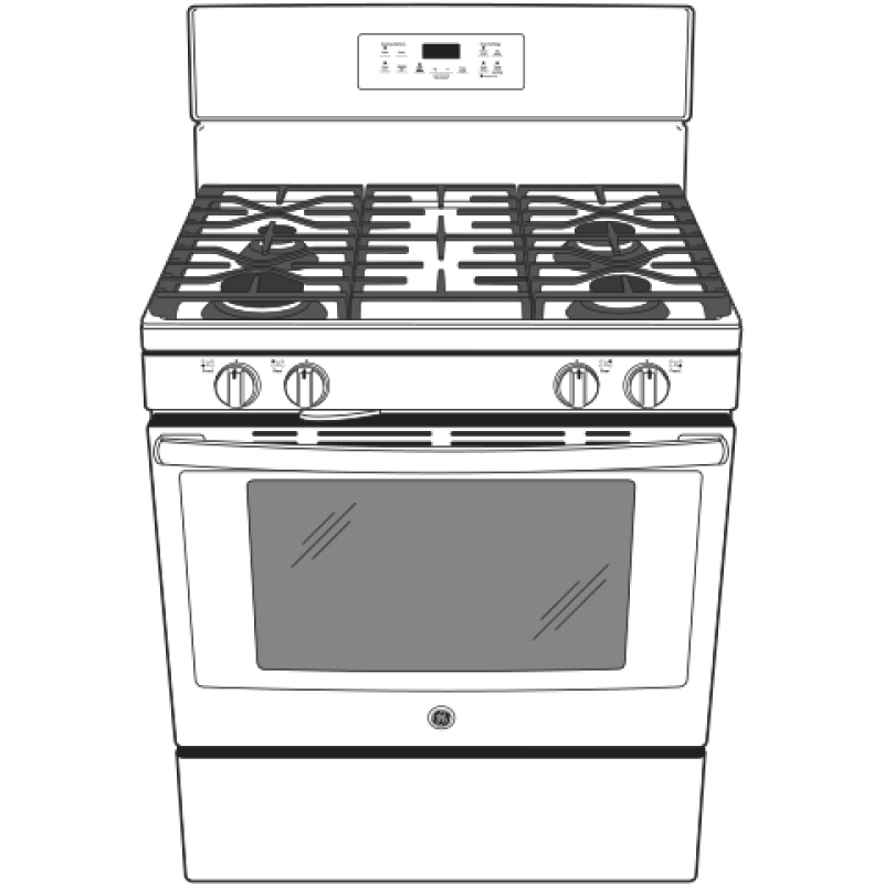 30" Free-Standing Gas Range JGB645DEKWW