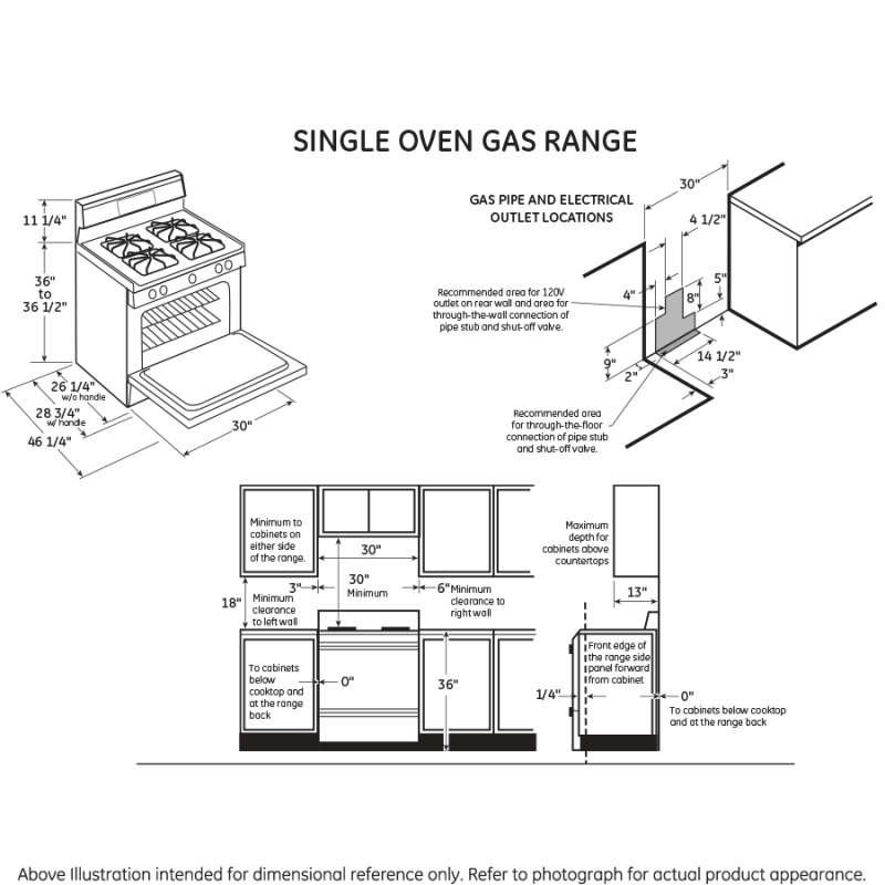 30" Free-Standing Gas Range JGB650EEFES