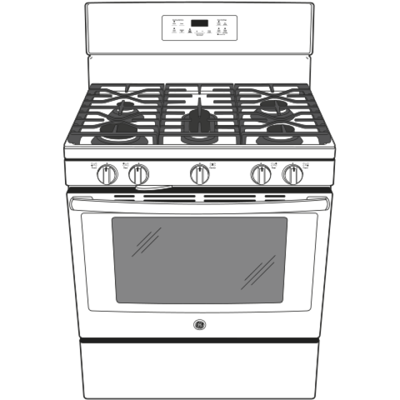 30" Free-Standing Gas Range JGB660DEJBB