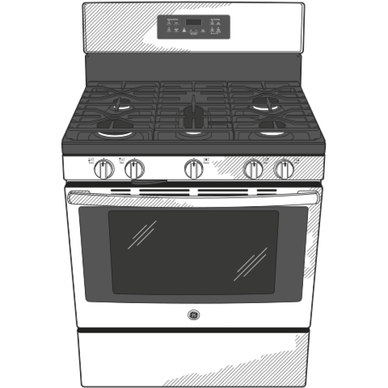 30" Free-Standing Gas Range JGB660SEJSS