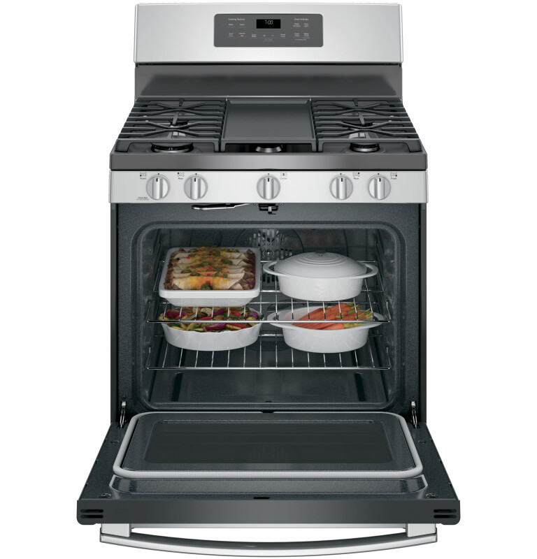 30" Free-Standing Gas Convection Range JGB700SEJSS