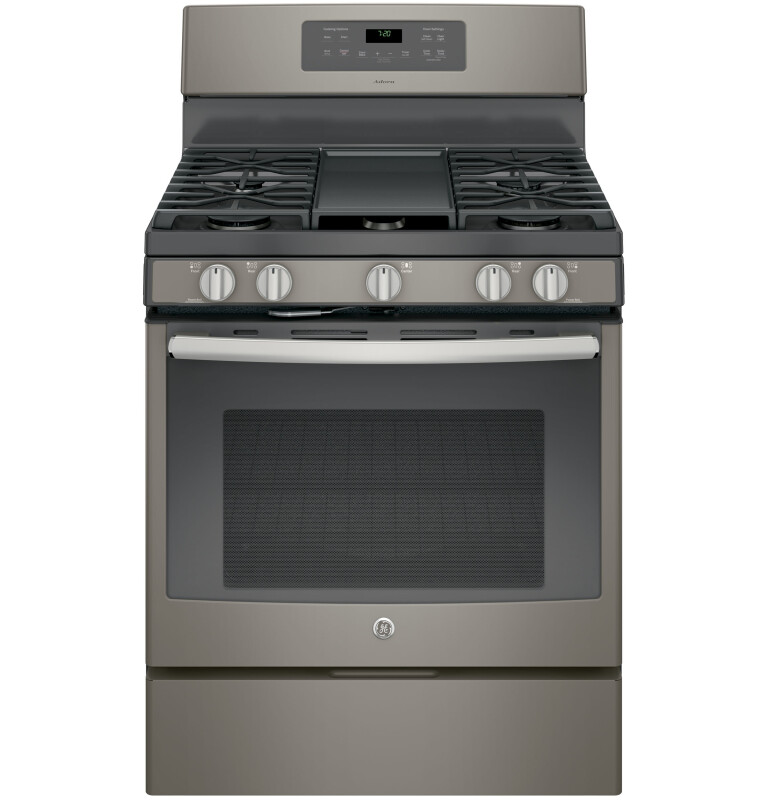 GE Adora series by 30" Free-Standing Gas Convection Range Fingerprint Resistant Slate JGB720EEJES Picture 1