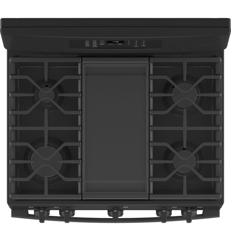 30" Free-Standing Gas Convection Range with No Preheat Air Fry JGB735DPBB
