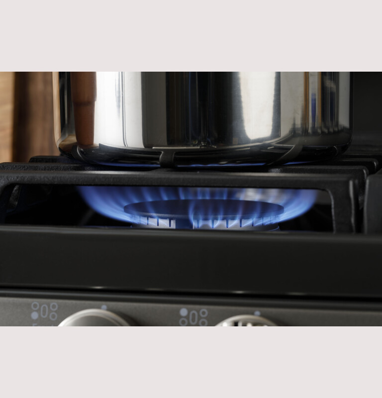 30" Free-Standing Gas Convection Range with No Preheat Air Fry JGB735DPBB