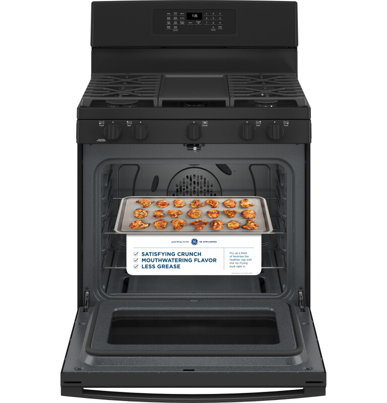 30" Free-Standing Gas Convection Range with No Preheat Air Fry JGB735DPBB