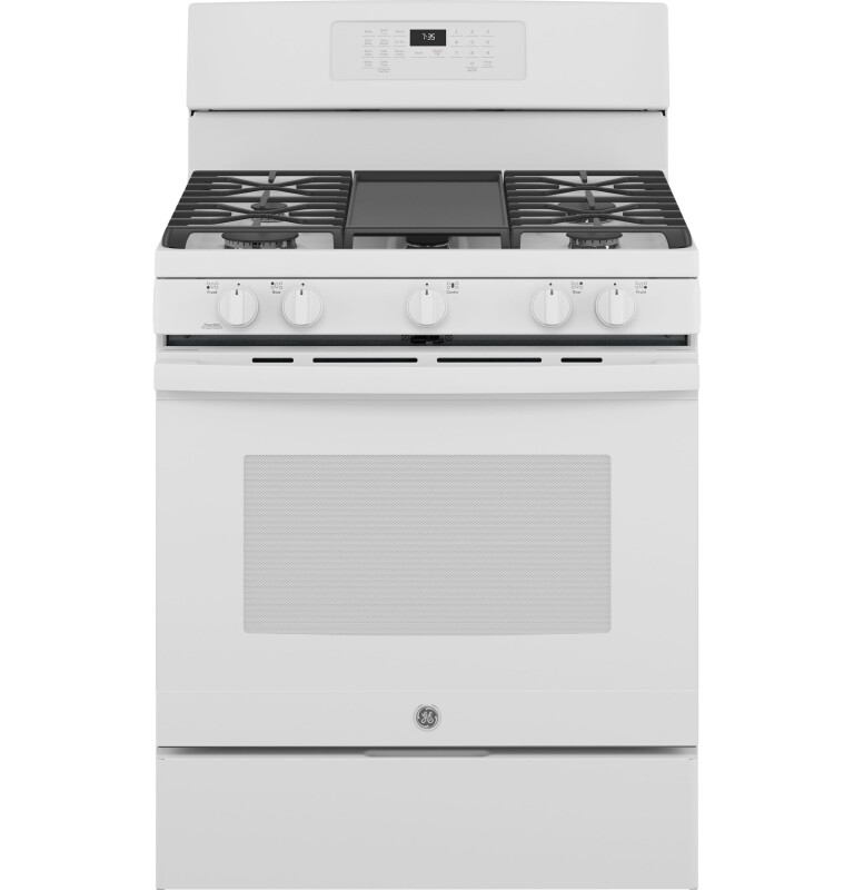 30" Free-Standing Gas Convection Range with No Preheat Air Fry JGB735SPSS