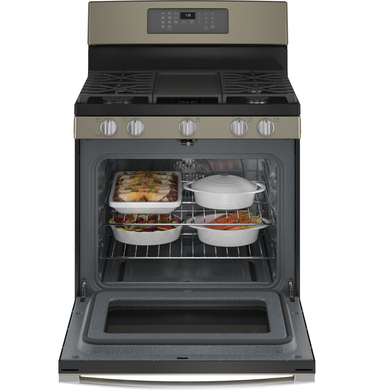 30" Free-Standing Gas Convection Range with No Preheat Air Fry JGB735EPES