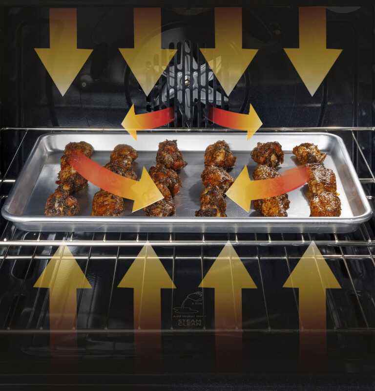 30" Free-Standing Gas Convection Range with No Preheat Air Fry JGB735EPES