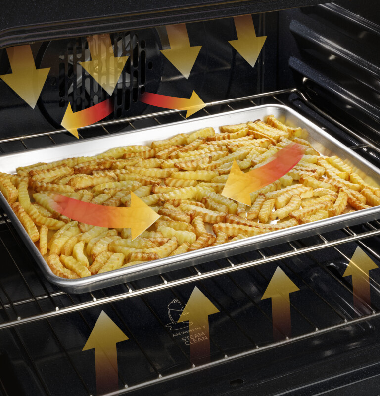 30" Free-Standing Gas Convection Range with No Preheat Air Fry JGB735FPDS