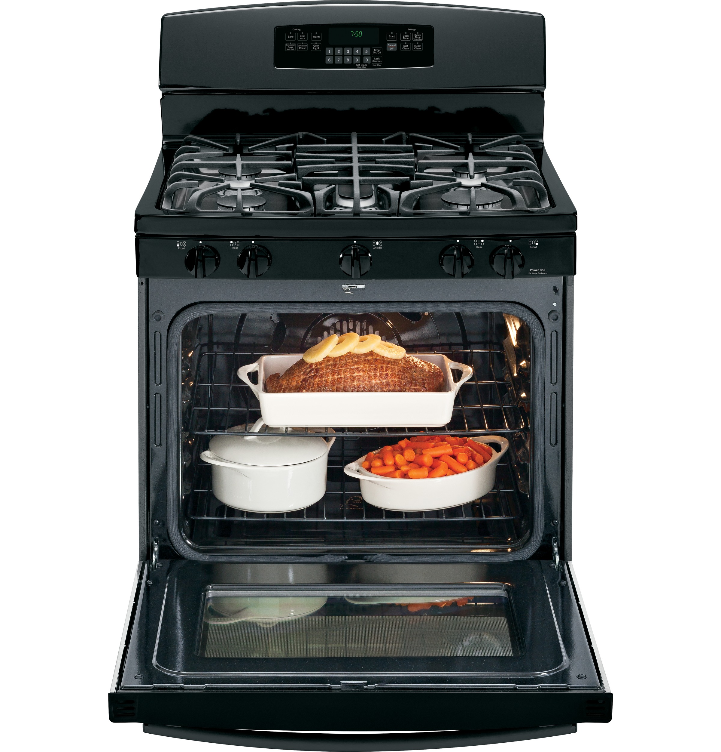 30" Free-Standing Gas Convection Range JGB750DEFBB