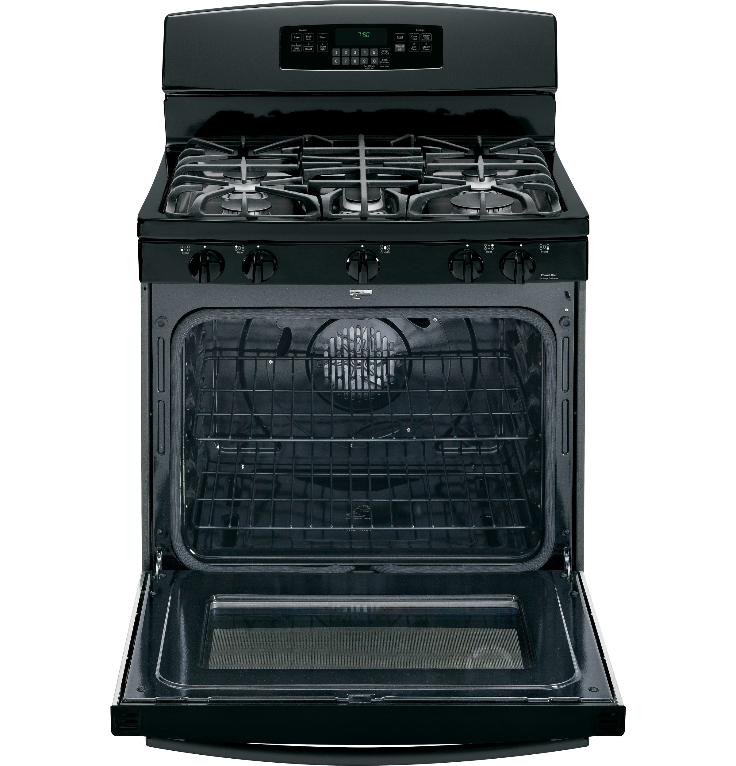 30" Free-Standing Gas Convection Range JGB750DEFBB
