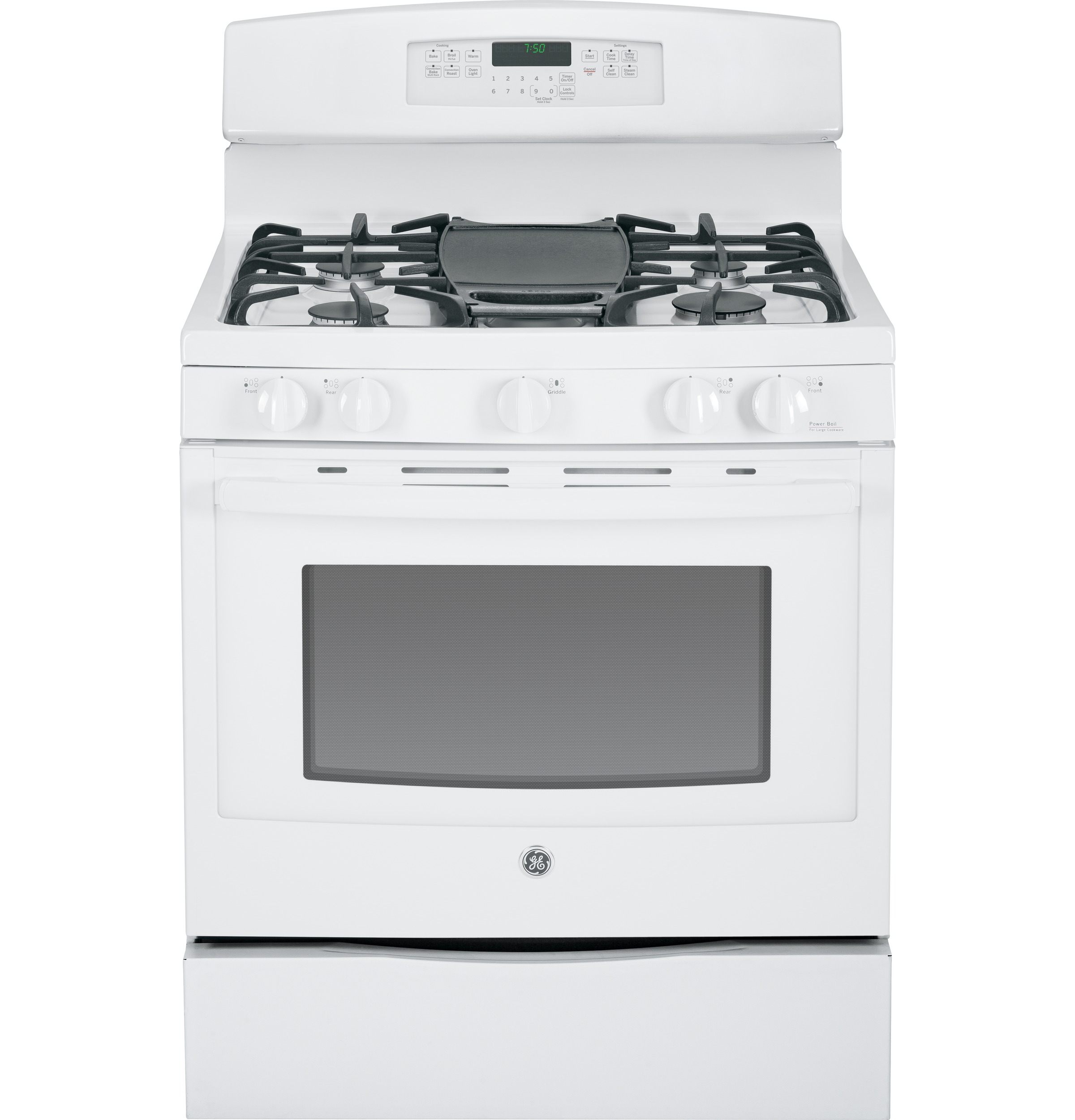 30" Free-Standing Gas Convection Range JGB750DEFWW