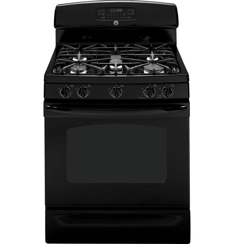 30" Free-Standing Gas Range with Warming Drawer JGB800DEPBB