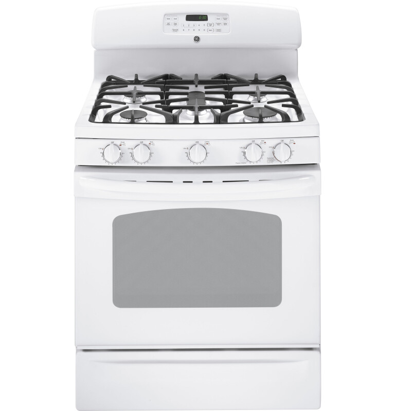 30" Free-Standing Gas Range with Warming Drawer JGB800DEPWW