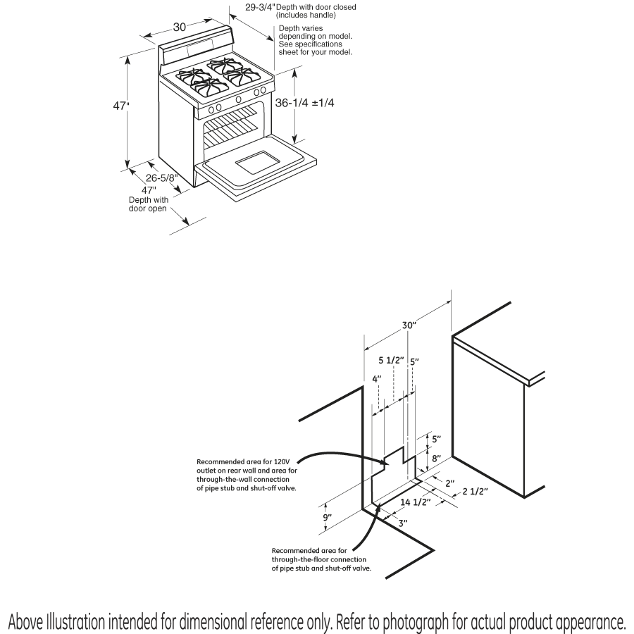 30" Free-Standing Gas Range JGB810DETBB